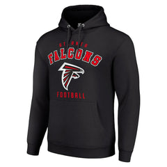 Atlanta Falcons Starter Unisex Logo Pullover Hoodie Black