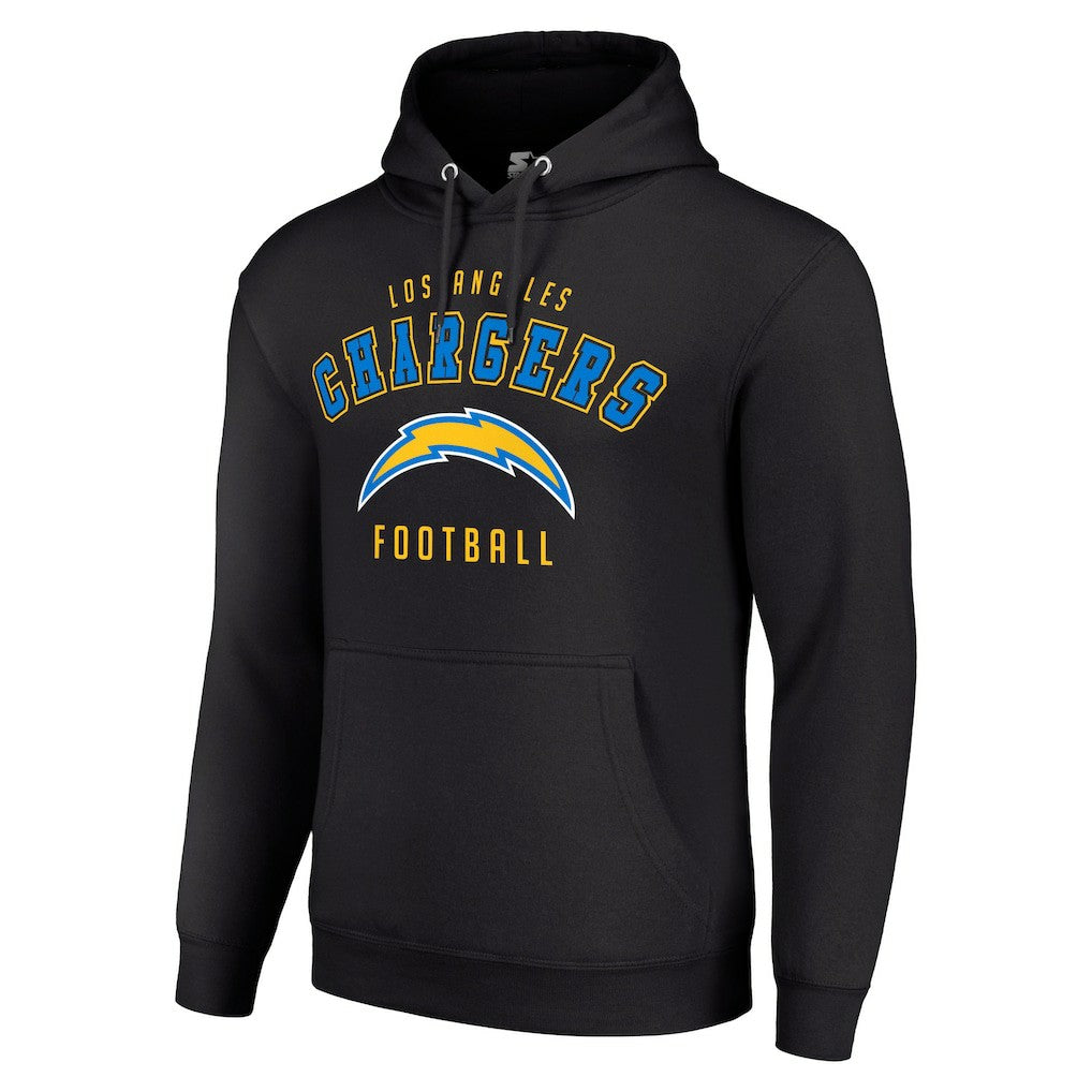 Los Angeles Chargers Starter Unisex Logo Pullover Hoodie Black
