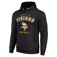 Minnesota Vikings Starter Unisex Logo Pullover Hoodie Black