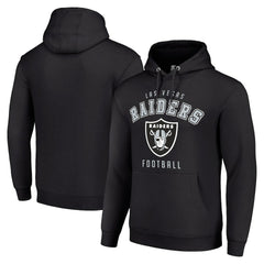 Las Vegas Raiders Starter Unisex Logo Pullover Hoodie Black