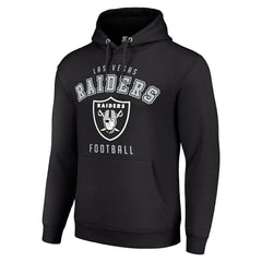 Las Vegas Raiders Starter Unisex Logo Pullover Hoodie Black