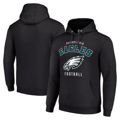 Philadelphia Eagles Starter Unisex Logo Pullover Hoodie Black