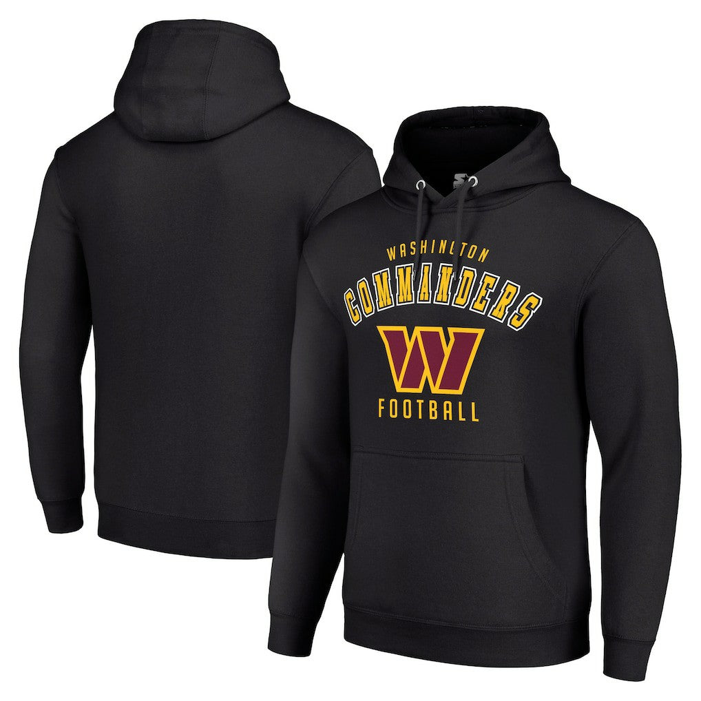 Washington Commanders Starter Unisex Logo Pullover Hoodie Black