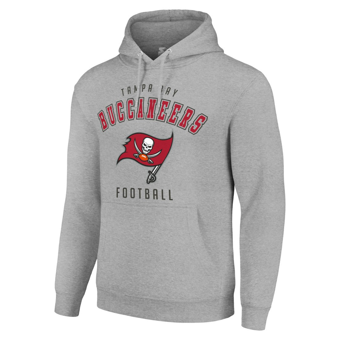 Tampa Bay Buccaneers Starter Unisex Logo Pullover Hoodie Heather Gray
