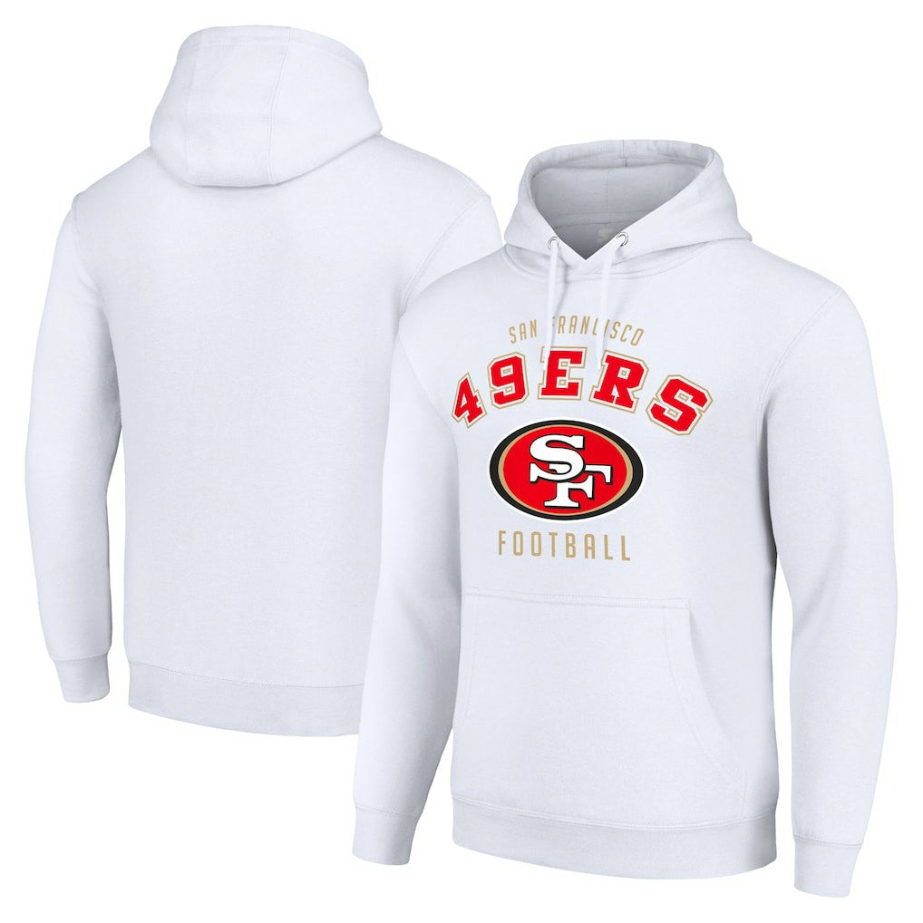San Francisco 49ers Starter Unisex Logo Pullover Hoodie White