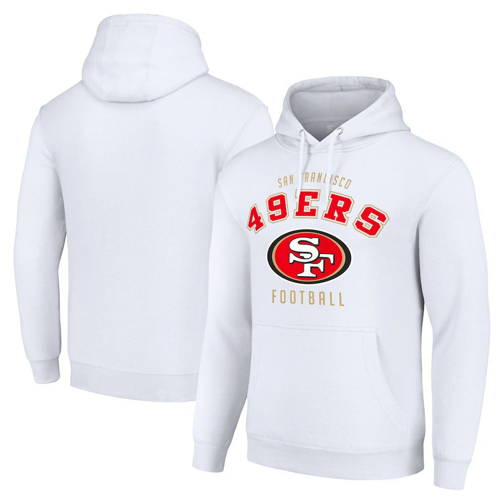 San Francisco 49ers Starter Unisex Logo Pullover Hoodie White