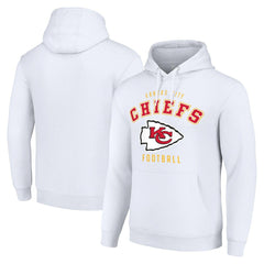 Kansas City Chiefs Starter Unisex Logo Pullover Hoodie White