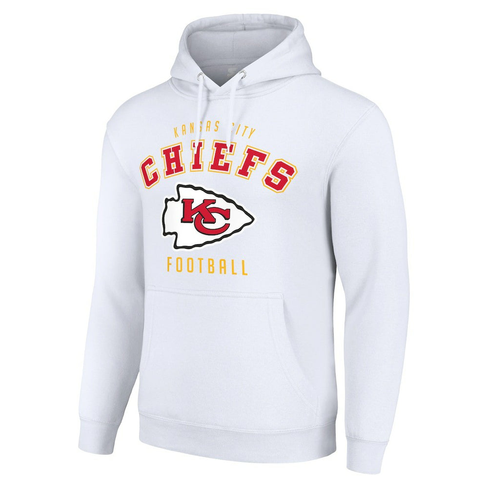 Kansas City Chiefs Starter Unisex Logo Pullover Hoodie White