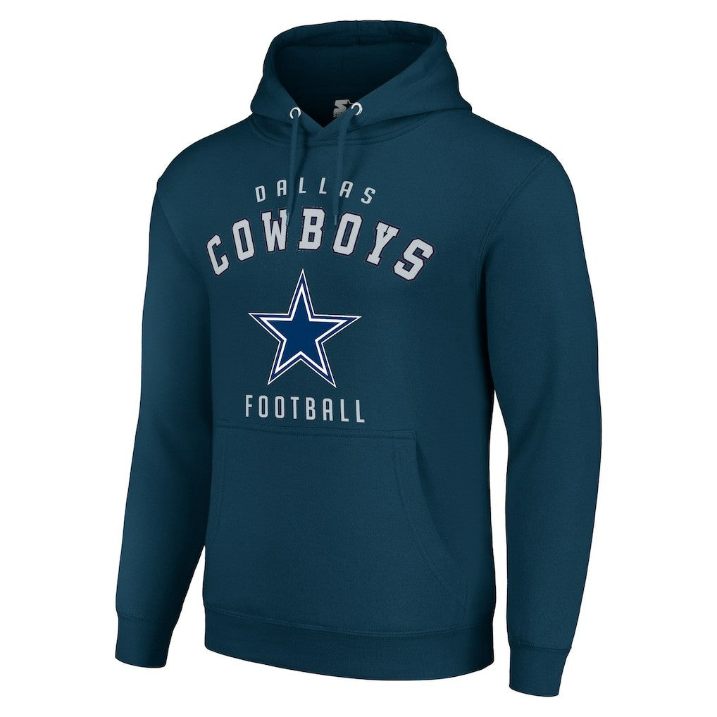 Dallas Cowboys Starter Unisex Logo Pullover Hoodie Navy