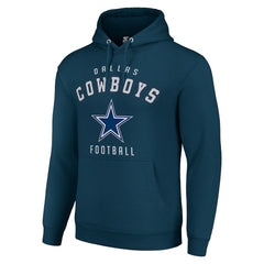 Dallas Cowboys Starter Unisex Logo Pullover Hoodie Navy