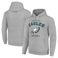 Philadelphia Eagles Starter Unisex Logo Pullover Hoodie Heather Gray
