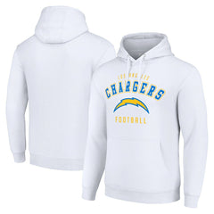 Los Angeles Chargers Starter Unisex Logo Pullover Hoodie White