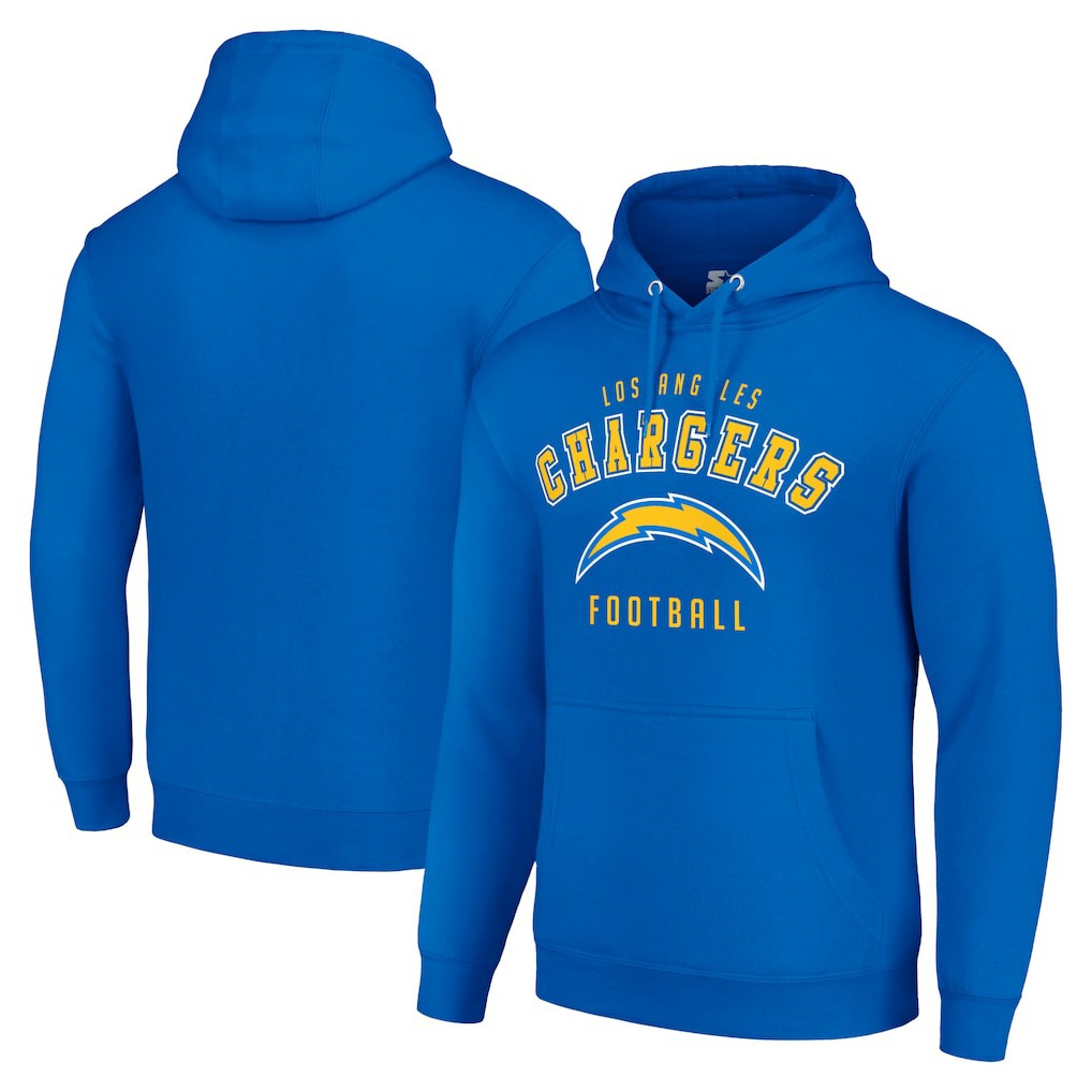 Los Angeles Chargers Starter Unisex Logo Pullover Hoodie Royal