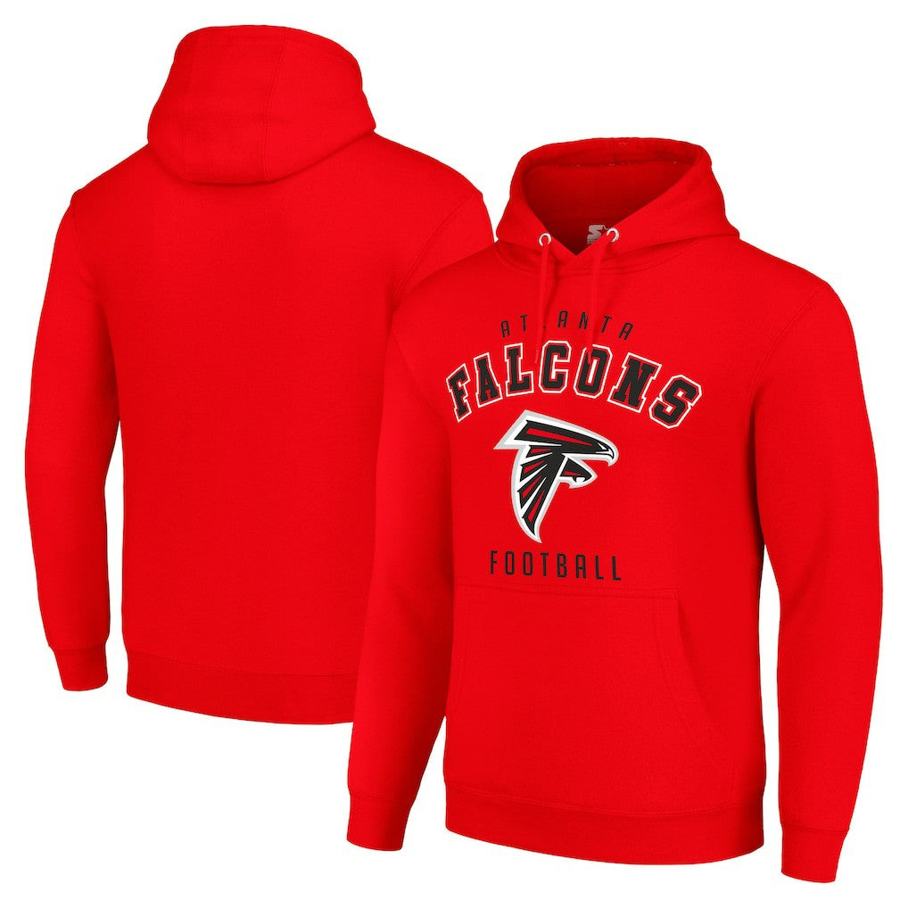Atlanta Falcons Starter Unisex Logo Pullover Hoodie Red