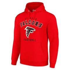 Atlanta Falcons Starter Unisex Logo Pullover Hoodie Red