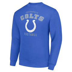 Indianapolis Colts Starter Team Logo Pullover Sweatshirt Royal