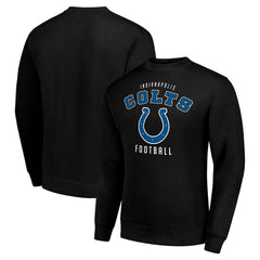 Indianapolis Colts Starter Team Logo Pullover Sweatshirt Black