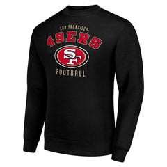 San Francisco 49ers Starter Team Logo Pullover Sweatshirt Black