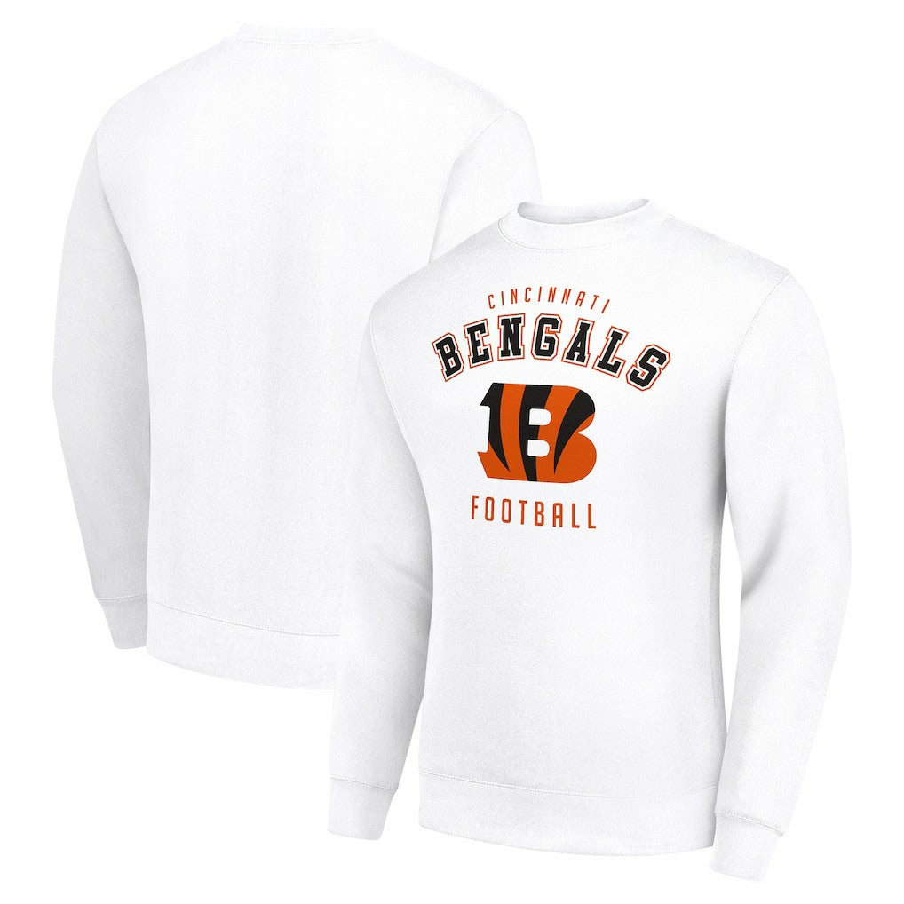 Cincinnati Bengals Starter Team Logo Pullover Sweatshirt White