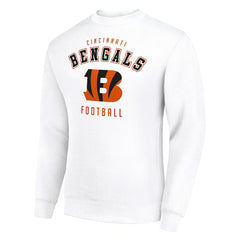 Cincinnati Bengals Starter Team Logo Pullover Sweatshirt White