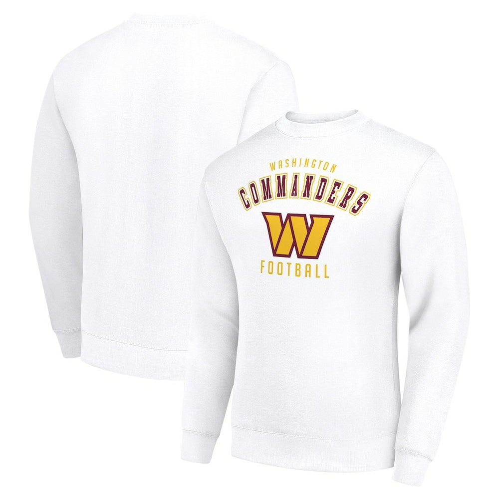 Washington Commanders Starter Team Logo Pullover Sweatshirt White