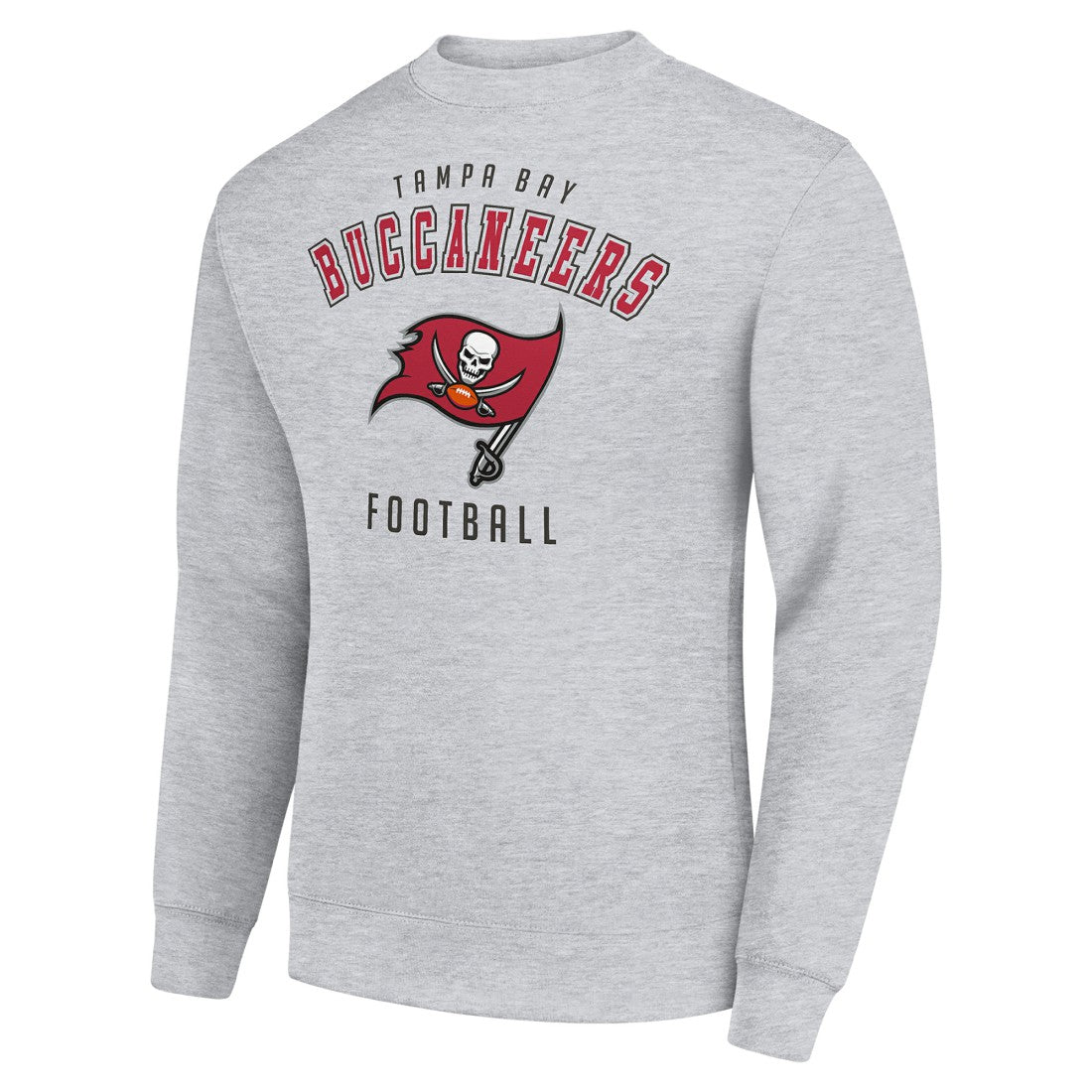 Tampa Bay Buccaneers Starter Team Logo Pullover Sweatshirt Heather Gray