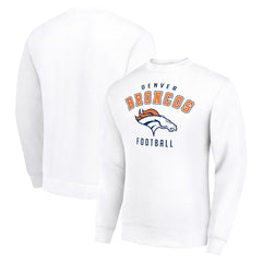 Denver Broncos Starter Team Logo Pullover Sweatshirt White