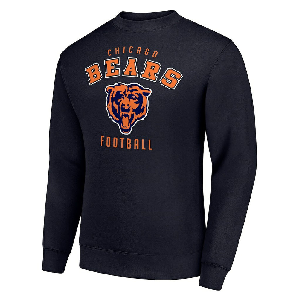 Chicago Bears Starter Team Logo Pullover Sweatshirt Navy