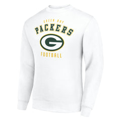 Green Bay Packers Starter Team Logo Pullover Sweatshirt White