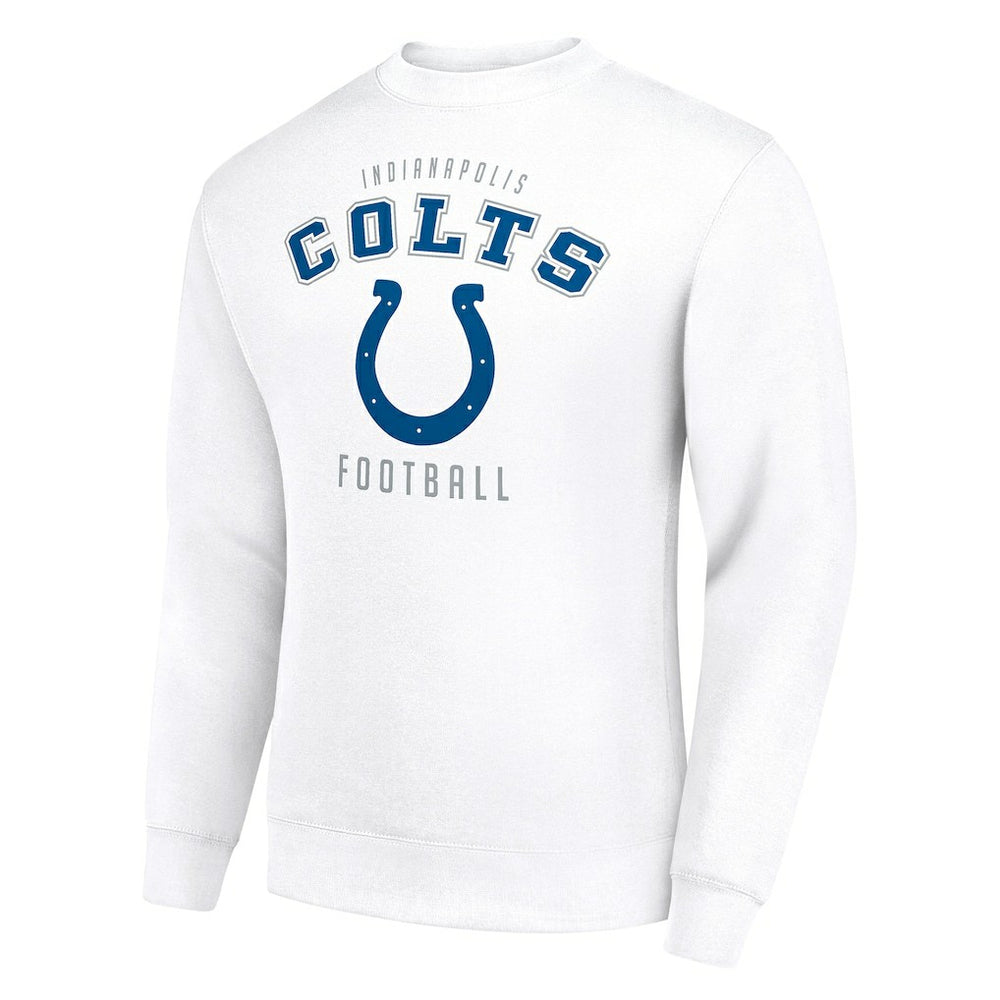Indianapolis Colts Starter Team Logo Pullover Sweatshirt White