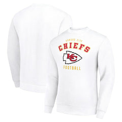 Kansas City Chiefs Starter Team Logo Pullover Sweatshirt White