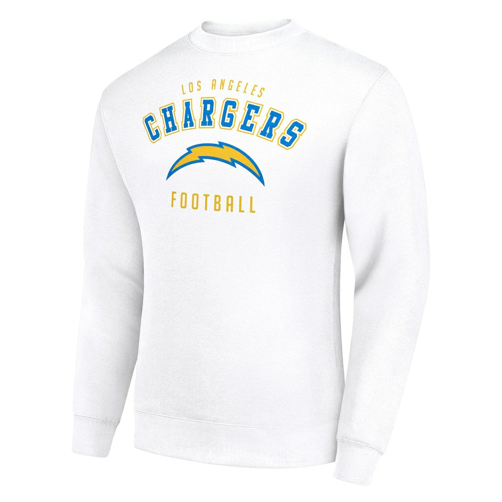 Los Angeles Chargers Starter Team Logo Pullover Sweatshirt White