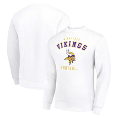Minnesota Vikings Starter Team Logo Pullover Sweatshirt White