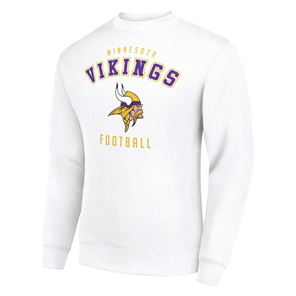 Minnesota Vikings Starter Team Logo Pullover Sweatshirt White