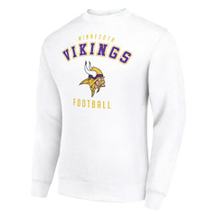 Minnesota Vikings Starter Team Logo Pullover Sweatshirt White
