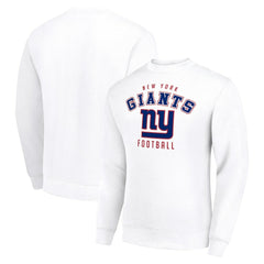 New York Giants Starter Team Logo Pullover Sweatshirt White