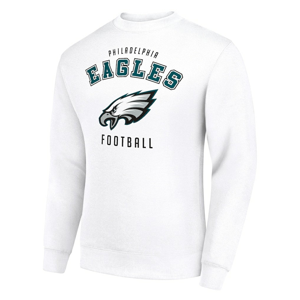 Philadelphia Eagles Starter Team Logo Pullover Sweatshirt White