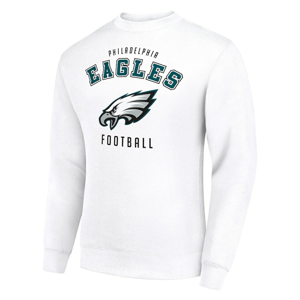 Philadelphia Eagles Starter Team Logo Pullover Sweatshirt White