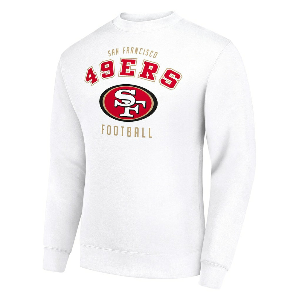 San Francisco 49ers Starter Team Logo Pullover Sweatshirt White