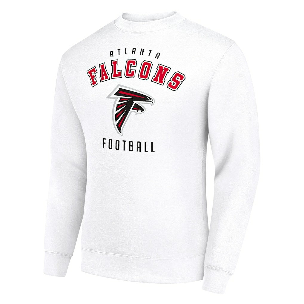 Atlanta Falcons Starter Team Logo Pullover Sweatshirt White