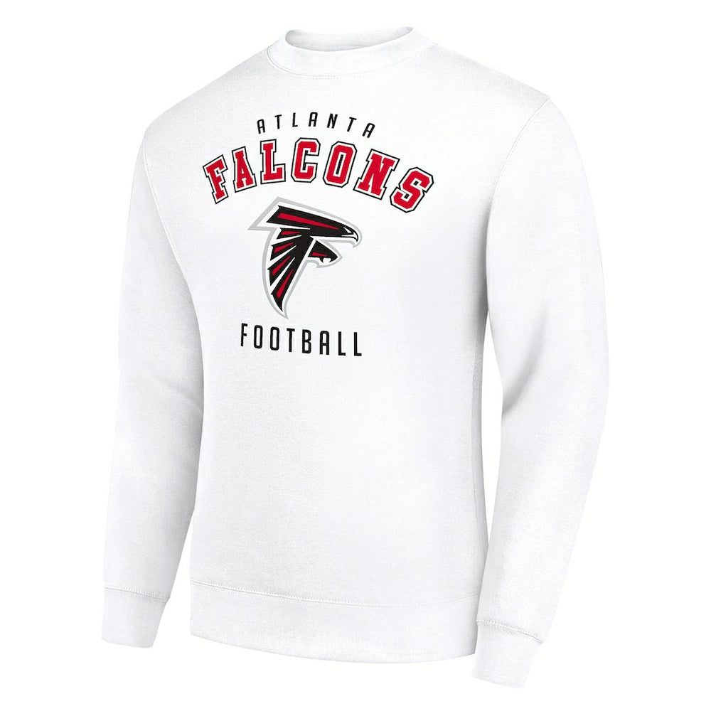 Atlanta Falcons Starter Team Logo Pullover Sweatshirt White