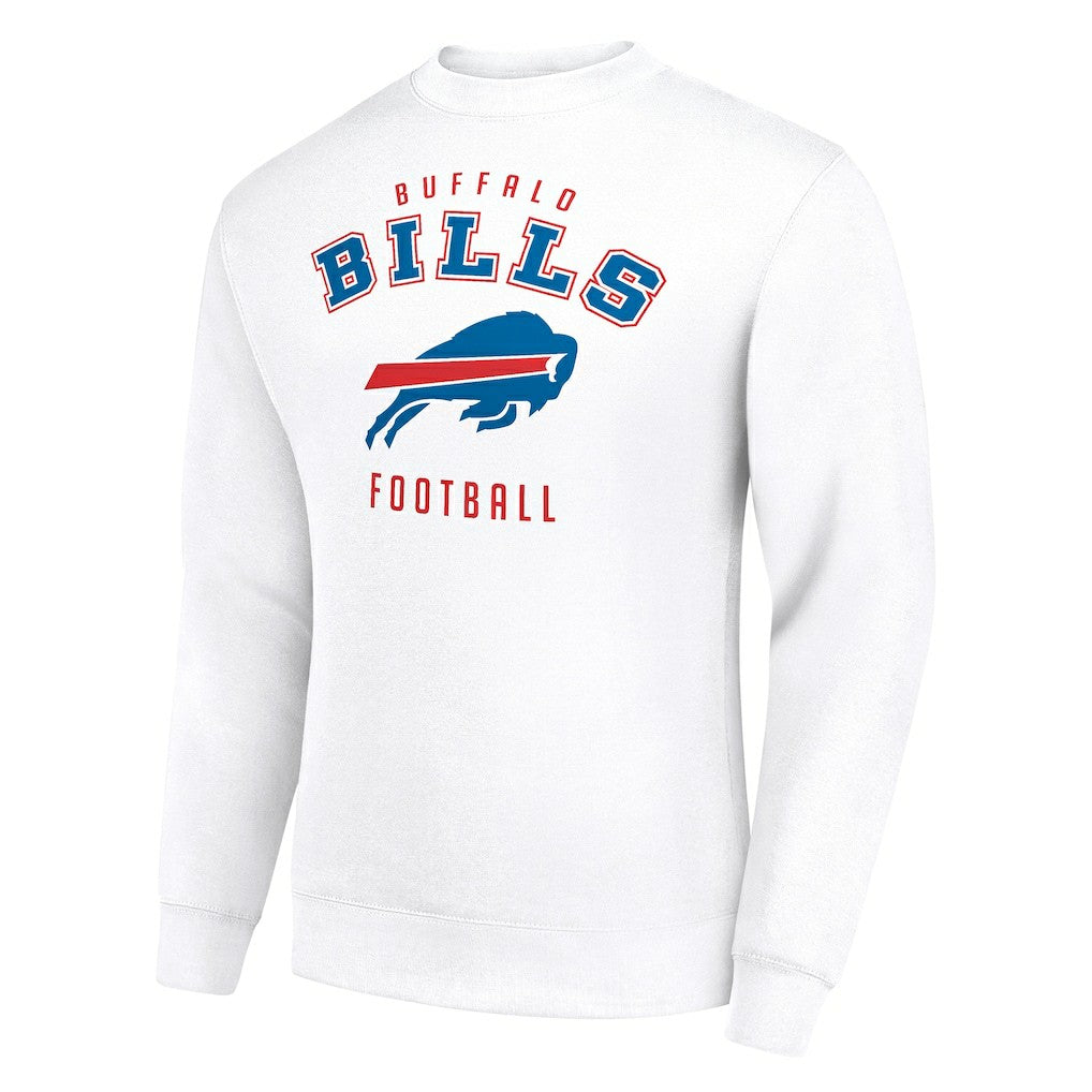 Buffalo Bills Starter Team Logo Pullover Sweatshirt White