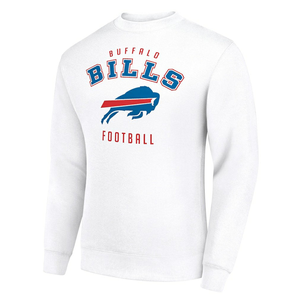 Buffalo Bills Starter Team Logo Pullover Sweatshirt White
