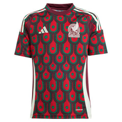 Mexico National Team Youth 2024 Home Replica Jersey Burgundy shop
