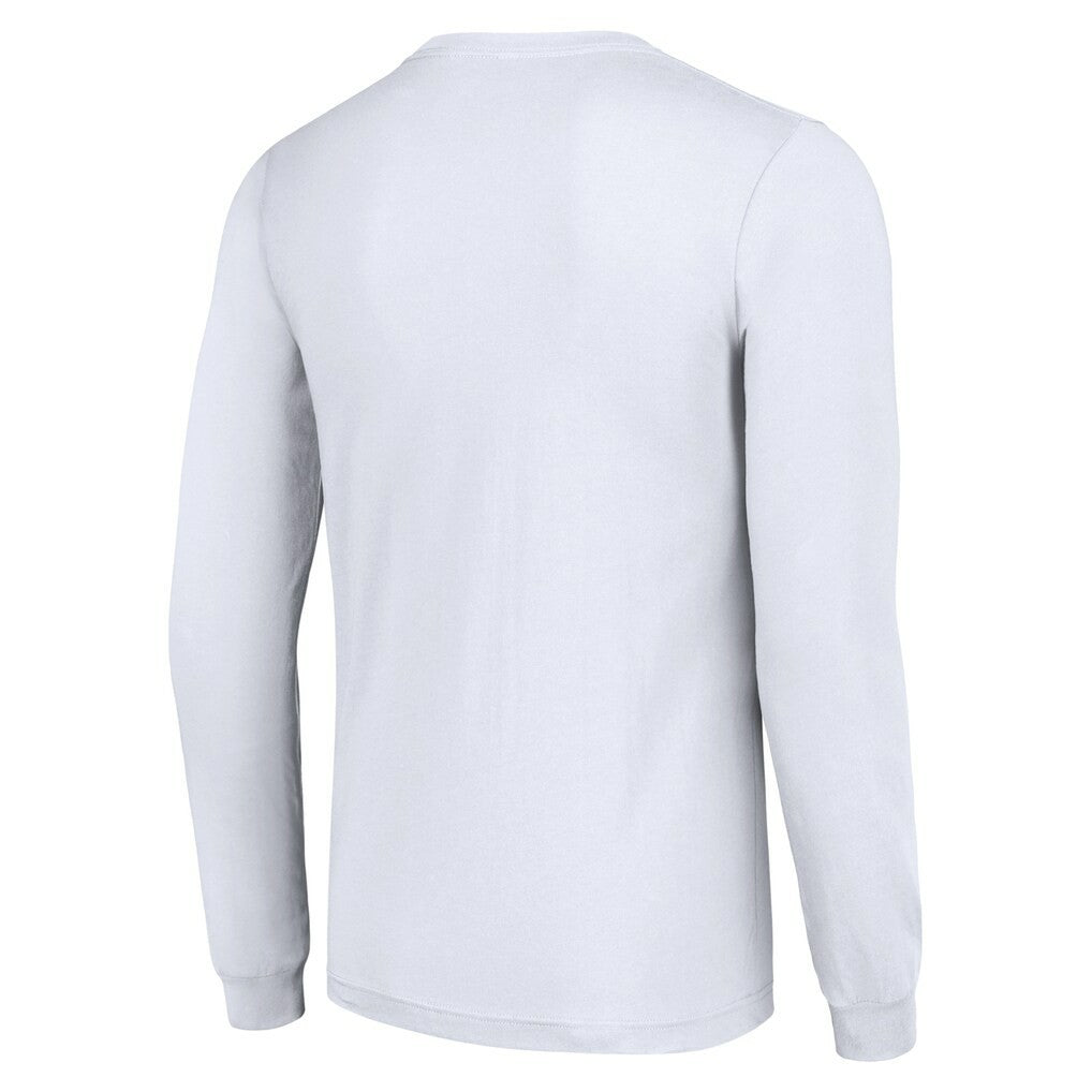Kansas City Chiefs Starter Team Mesh Print Graphic Long Sleeve T-Shirt White