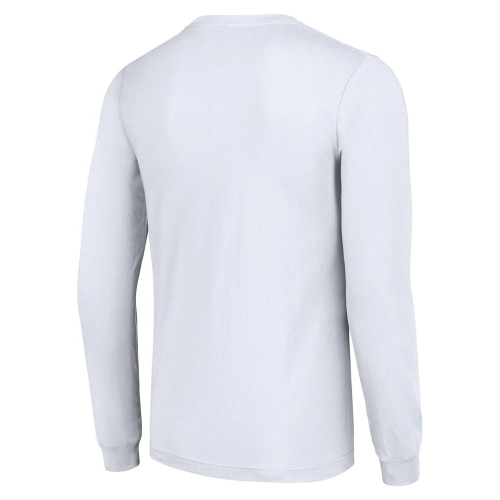 Kansas City Chiefs Starter Team Mesh Print Graphic Long Sleeve T-Shirt White