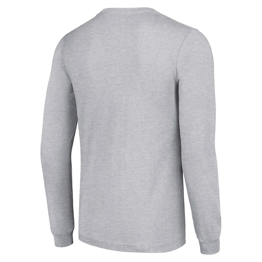 Washington Commanders Starter Team Mesh Print Graphic Long Sleeve T-Shirt Heather Gray