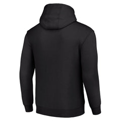 Green Bay Packers Starter Unisex Team Mesh Print Graphic Tri-Blend Pullover Hoodie Black