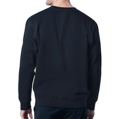Houston Texans Starter Team Mesh Print Graphic Pullover Sweatshirt Navy