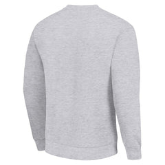 Buffalo Bills Starter Team Mesh Print Graphic Pullover Sweatshirt Heather Gray